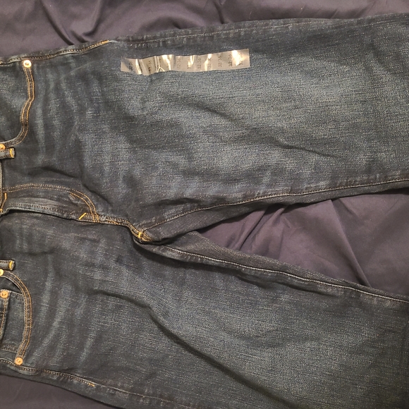 32x36 American EAGLE AIRFLEX+ Dark Blue Denim Jeans BRAND NEW - Picture 2 of 5